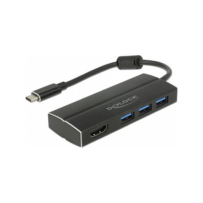 DELOCK 63931 Adaptador USB-C a 3 USB 3.0 + HDMI 4K 30Hz DP Alt Mode 0 DELOCK 63931 Adaptador USB-C a 3 USB 3.0 + HDMI 4K 30Hz DP Alt Mode 0