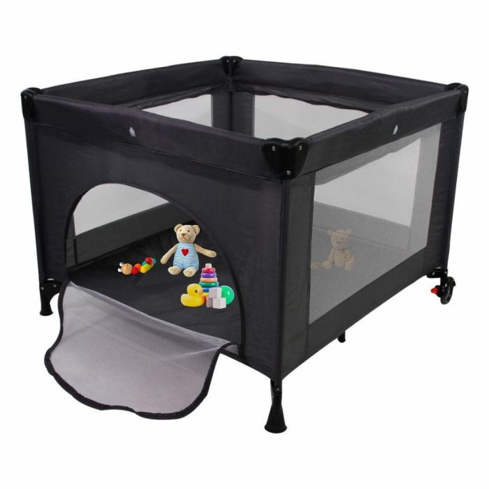 Migo NAN3507460209877 Cuna de viaje 2 en 1 - Parque infantil - 100x100x76 cm - Desde el nacimiento hasta 15 kg - Azul 3