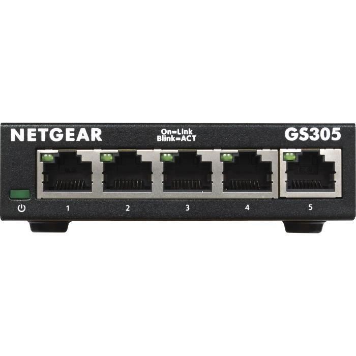 Switch Netgear GS305-300PES 10 Gbps 2 Switch Netgear GS305-300PES 10 Gbps 2