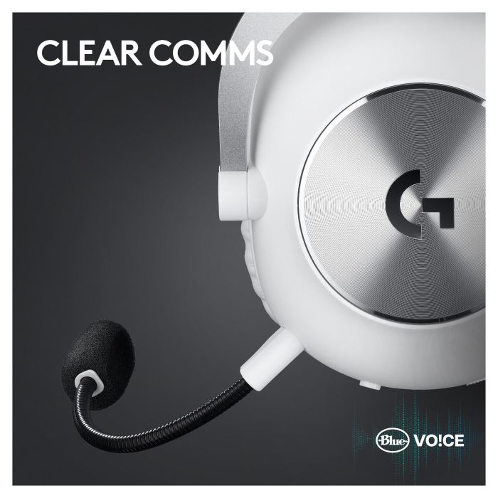 Logitech PRO X 2 Lightspeed Wireless Gaming Headset EMEA28-935 Inalámbrico para Juegos Color Blanco