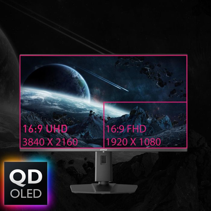 MSI MPG 321URXDE QD-OLED Monitor 80 cm (31.5") 4K UltraHD 240Hz 1ms USB-C Adaptive-Sync Negro 1