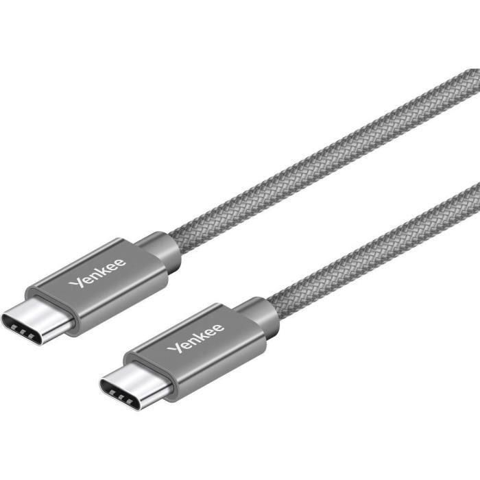 Cable USB-C de 1 m - YENKEE - YCU C101 SR Cable USB-C de 1 m - YENKEE - YCU C101 SR