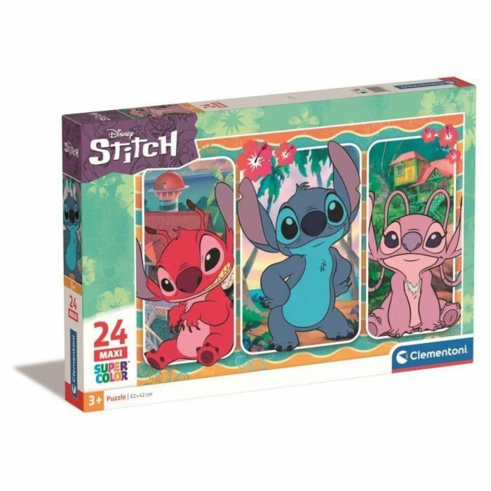 Clementoni CLE1695894124903 Puzzle Maxi 24 Piezas Puntada Stitch Clementoni CLE1695894124903 Puzzle Maxi 24 Piezas Puntada Stitch