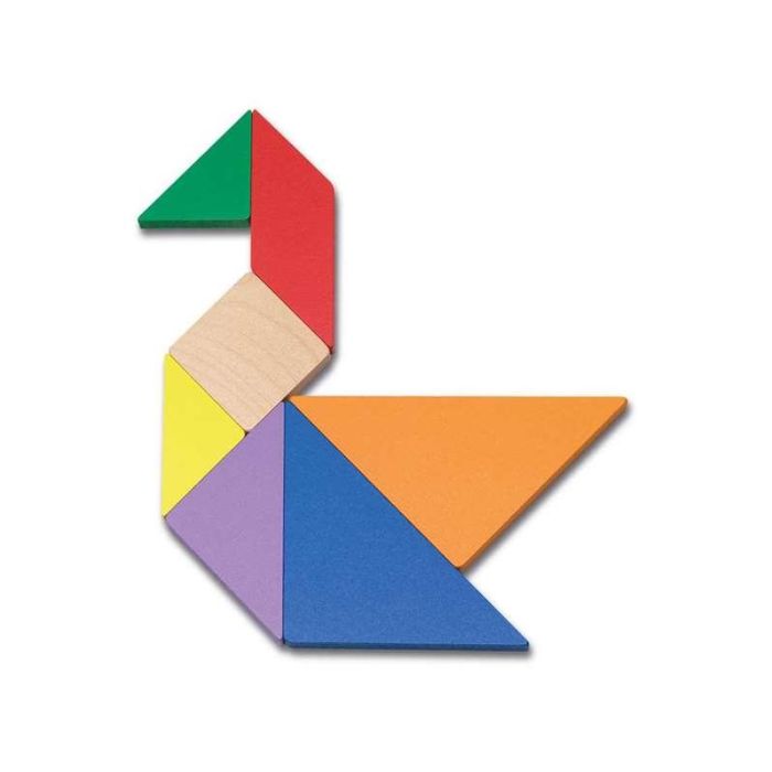 Juego tangram de madera colores en caja de metal 15x15x3 cm 1 Juego tangram de madera colores en caja de metal 15x15x3 cm 1