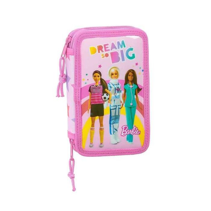 Safta Plumier Doble Barbie Dreamer 28 pcs 12,5x19,5x4cm