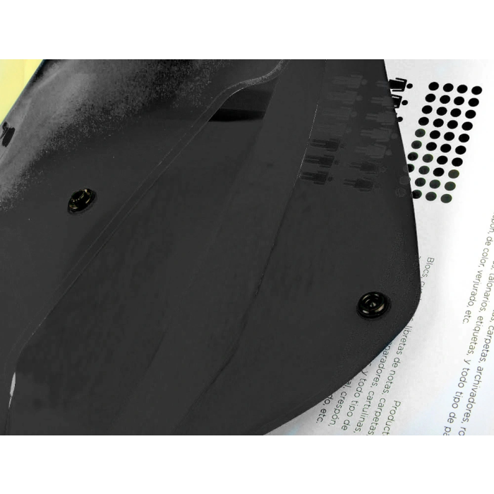 Liderpapel Carpeta Dossier Broche Polipropileno Negro Opaco DIN A5 Capacidad 50 Hojas 1