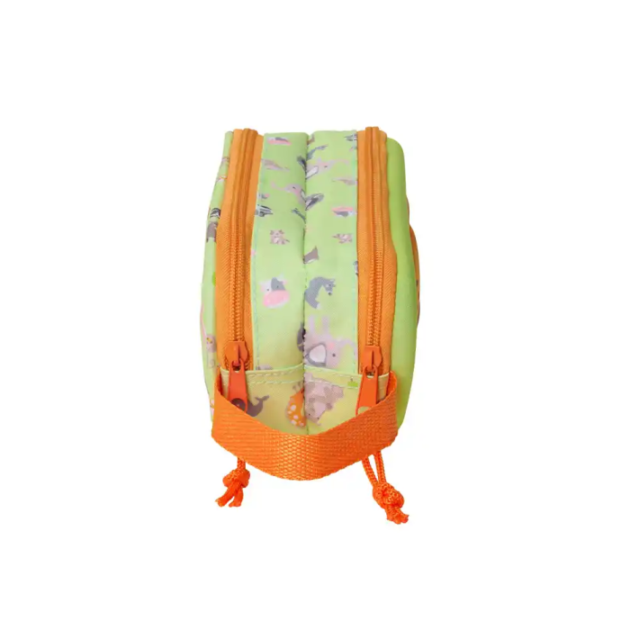 Safta Portatodo Doble 3D Tiger 3D 21x8x6 cm 2