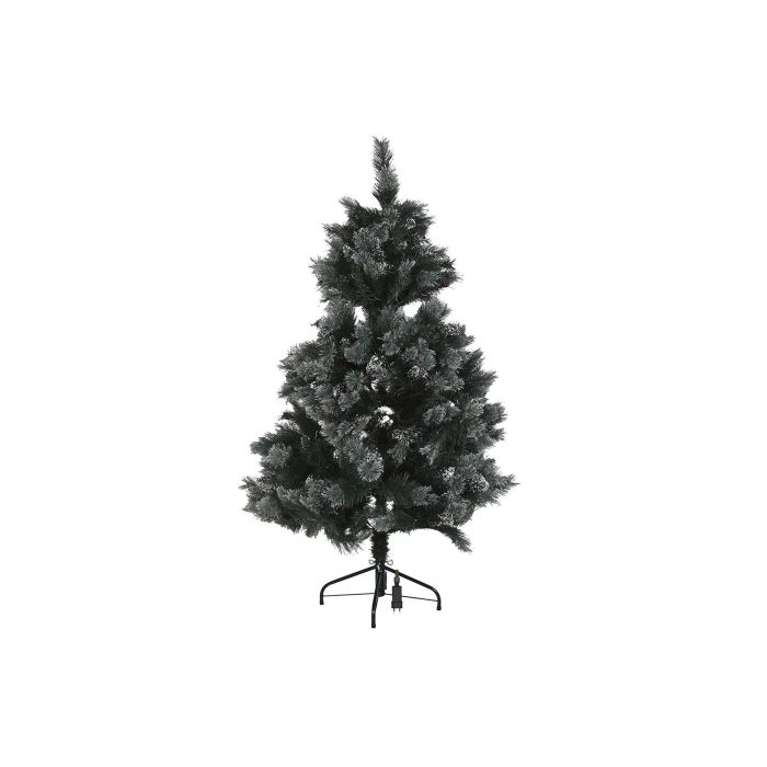 DKD Home Decor Árbol Navidad Moderna White dust Nevado Verde 100 x 100 x 150 cm LED 200 Leds 4