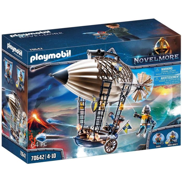 Playmobil Zeppelin Novelmore Dario DaVanci con Bruce Benett, cañones y accesorios 0 Playmobil Zeppelin Novelmore Dario DaVanci con Bruce Benett, cañones y accesorios 0