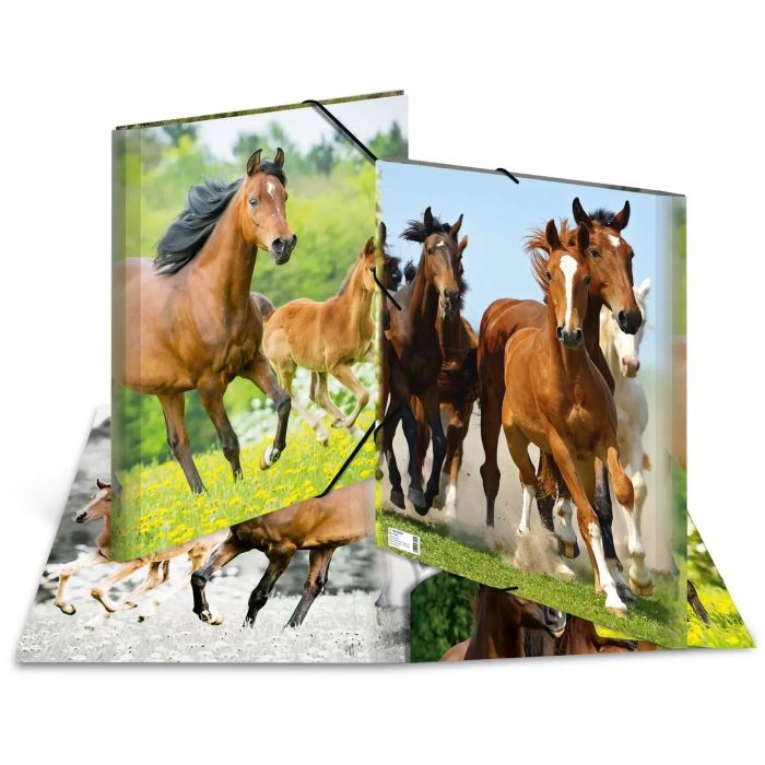 HERMA Carpeta de Colección A3 Caballos de Polipropileno