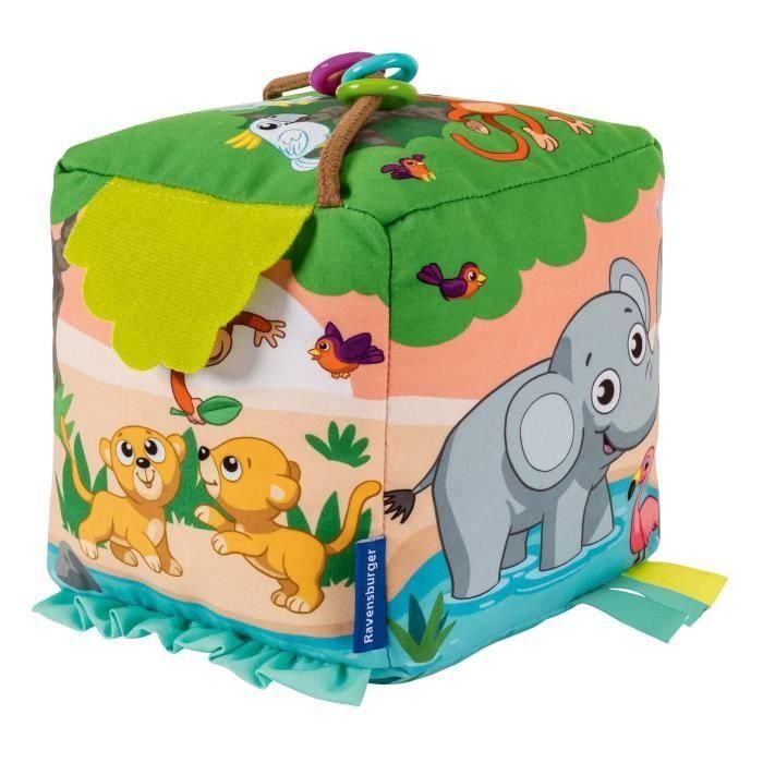 Ravensburger -PLAY + - Mi cubo de actividades sonoro de animales salvajes - A partir de 6 meses - Versión francesa - 34009 1 Ravensburger -PLAY + - Mi cubo de actividades sonoro de animales salvajes - A partir de 6 meses - Versión francesa - 34009 1
