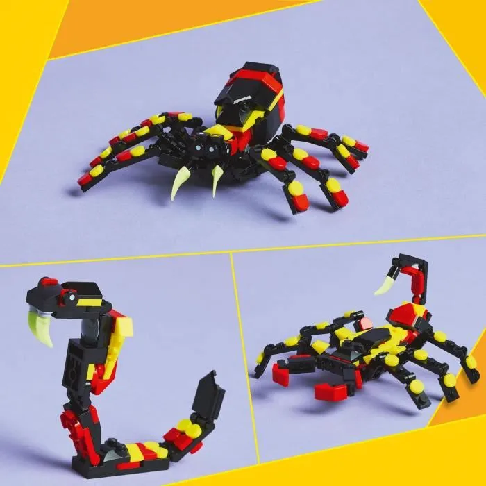 Lego Creator 31159 Animales Salvajes 3 en 1: La Araña Sorprendente - Juguete para Niños de 7 Años 3 Lego Creator 31159 Animales Salvajes 3 en 1: La Araña Sorprendente - Juguete para Niños de 7 Años 3