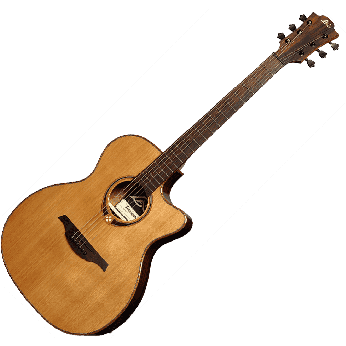 LAG Guitarra Acústica Auditorium Slim Cutaway 118 A/E - Natural 3