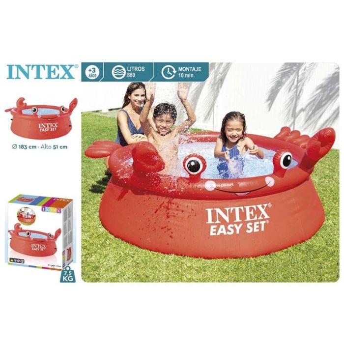 Piscina hinchable cangrejo easy set(capacidad 880 litros) (+3 años) 183x51 cm - modelos surtidos 8 Piscina hinchable cangrejo easy set(capacidad 880 litros) (+3 años) 183x51 cm - modelos surtidos 8