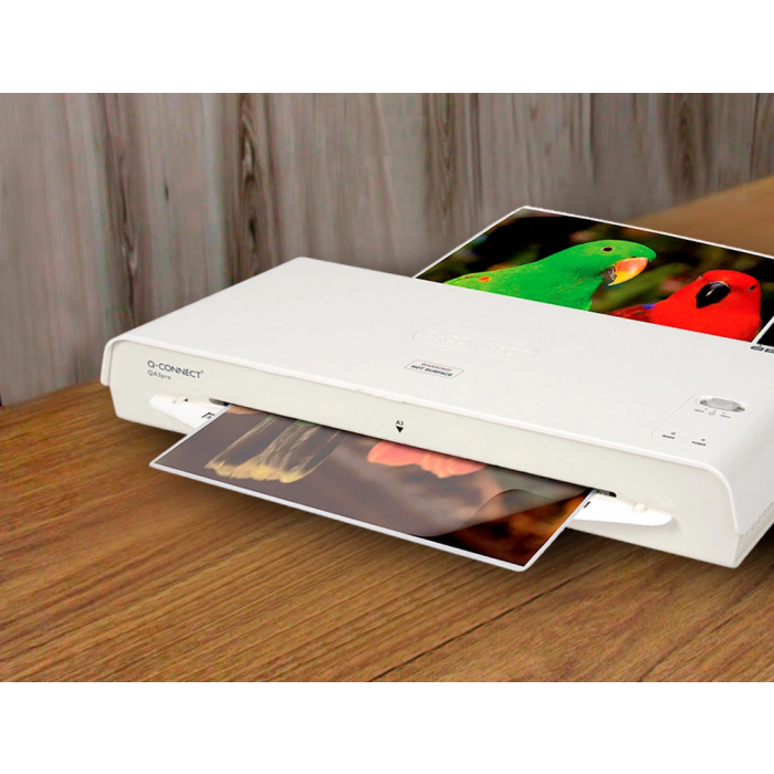 Q-connect Bolsa de plastificar 303 x 216 mm 125 mc DIN A4, Caja de 100 unidades 5