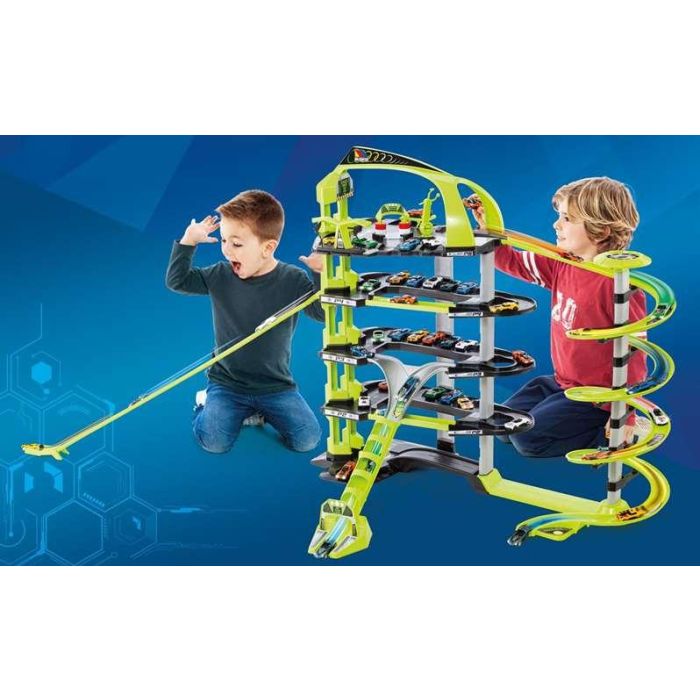 Molto Parking 5 plantas 152 cm de largo incluye 5 coches para niños a partir de 3 años 17