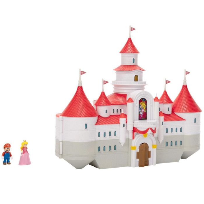 Playset Castillo del Reino Champión + 2 figuras Super Mario Bros 1