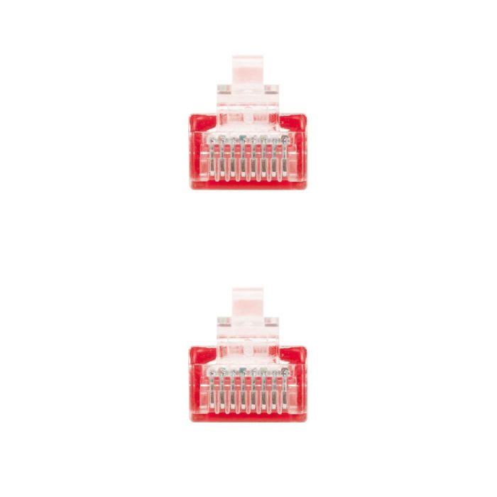 Cable de Red RJ45 UTP Nanocable 10.20.0400-L25-R Cat.6/ 25cm/ Rojo 2 Cable de Red RJ45 UTP Nanocable 10.20.0400-L25-R Cat.6/ 25cm/ Rojo 2