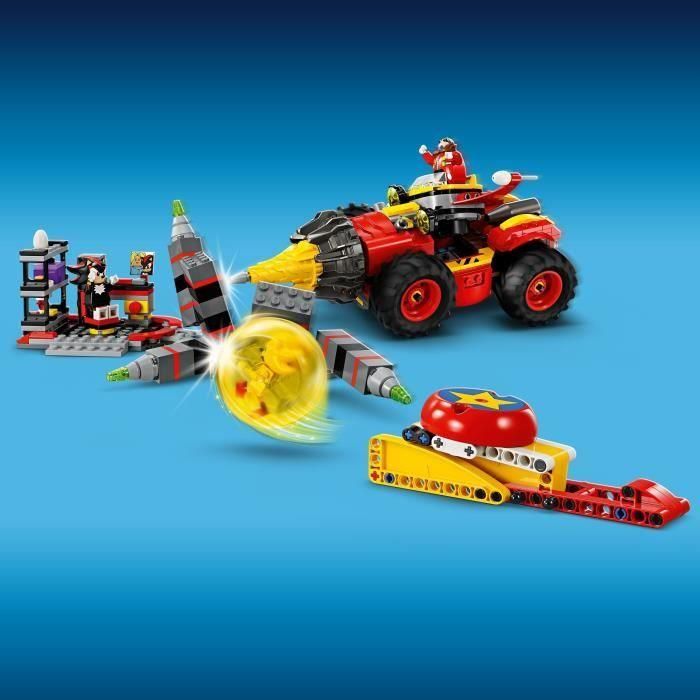 LEGO 76999 Sonic the Hedgehog Super Sonic vs. Egg Drillster, con Shadow y el Dr. Eggman 3