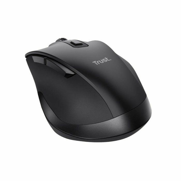 Trust 24727 Ratón Inalámbrico Ergonómico Fyda Eco con Batería Recargable, 2400 DPI, 85% Materiales Reciclados y 6 Botones Óptico 1 Trust 24727 Ratón Inalámbrico Ergonómico Fyda Eco con Batería Recargable, 2400 DPI, 85% Materiales Reciclados y 6 Botones Óptico 1