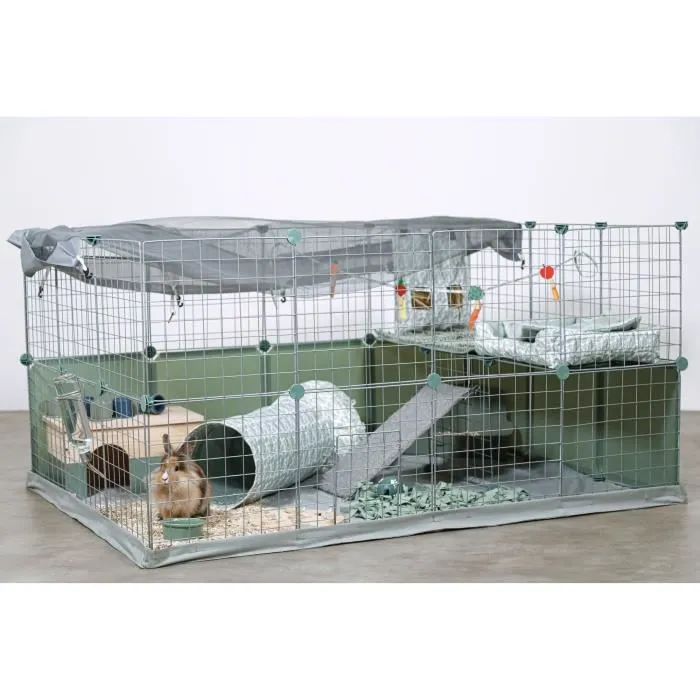 Zolux Neo park Recinto Modular para Pequeños Animales y Conejos, 140x105x70 cm, 1.84 m² 2