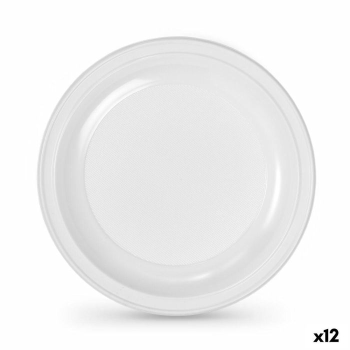 Set de Platos Algon Plástico 22 cm 25 Piezas (12 Unidades) Set de Platos Algon Plástico 22 cm 25 Piezas (12 Unidades)