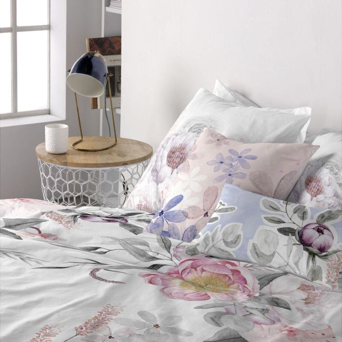 Juego de fundas de almohada HappyFriday Delicate bouquet Multicolor 50 x 75 cm 2 Piezas 1