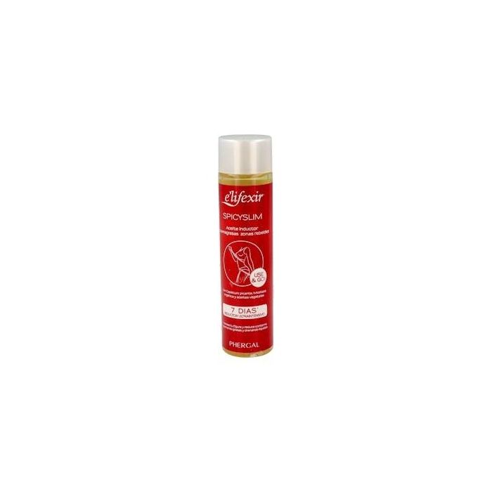 E'Lifexir SPICYSLIM Aceite Quemagrasas Zonas Rebeldes 100 ml - Tratamiento Reductor Intenso con Mostaza y Capsicum