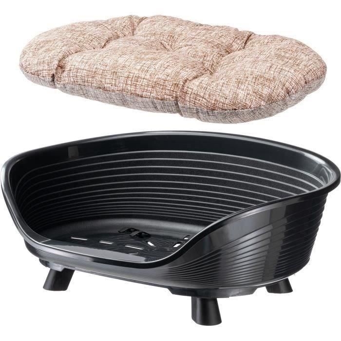 Cesta - FERPLAST - TRONO 6 - Con cojín relax - Negro 2 Cesta - FERPLAST - TRONO 6 - Con cojín relax - Negro 2