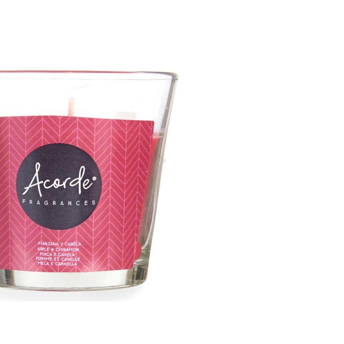Vela Vaso Manzana Y Canela 28H Acorde 8X8CM (12 Unidades) 3 Vela Vaso Manzana Y Canela 28H Acorde 8X8CM (12 Unidades) 3