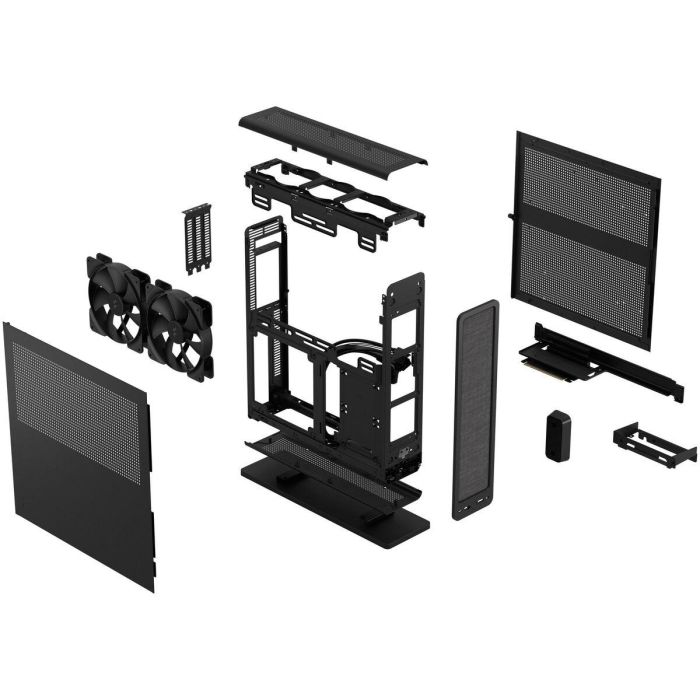 Fractal Design FRA1690884236044 Caja Mini Torre Ridge Black mITX PCIe 4.0 Negro 11 Fractal Design FRA1690884236044 Caja Mini Torre Ridge Black mITX PCIe 4.0 Negro 11