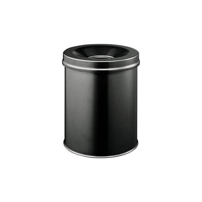 DURABLE Papierkorb Safe rund 15 Liter schwarz 0 DURABLE Papierkorb Safe rund 15 Liter schwarz 0