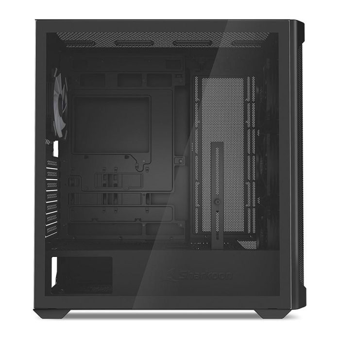 SHARKOON AK4W Midi Tower PC Negro Vidrio Templado con Iluminación RGB ATX 3