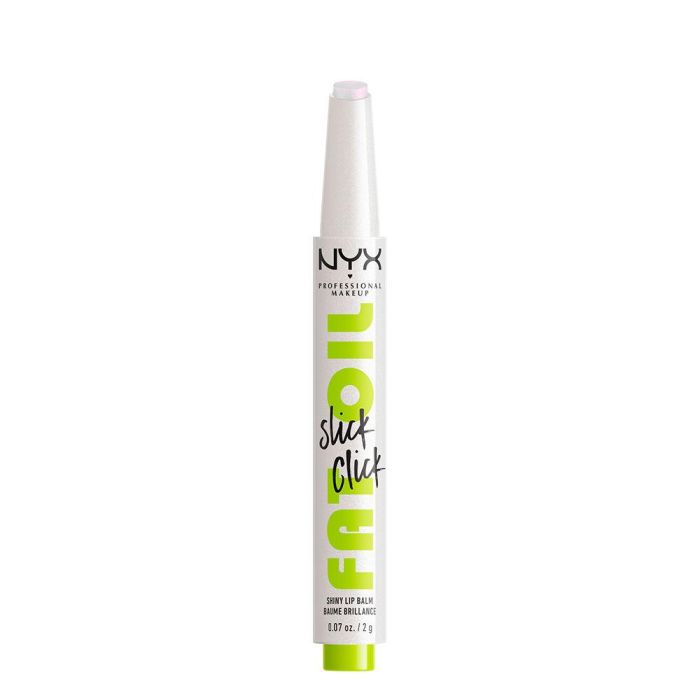 Nyx Professional Make Up Bálsamo Labial Brillante SLICK CLICK, Acabado Glossy con Aceites de Aguacate, Mora y Frambuesa, 2g