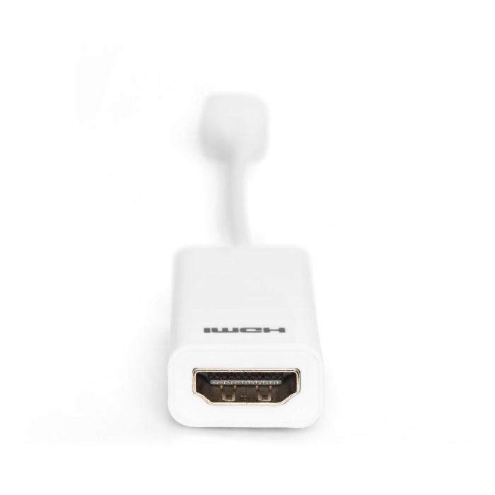 Digitus Mini DisplayPort a HDMI Cable Adaptador, Mini DisplayPort Macho/Hembra a HDMI Macho, Blanco, 0.15m 3