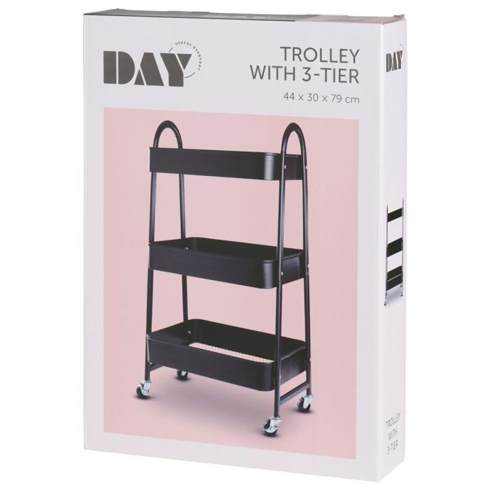 Mesa Camarera Con 3 Estantes Day 5 Mesa Camarera Con 3 Estantes Day 5