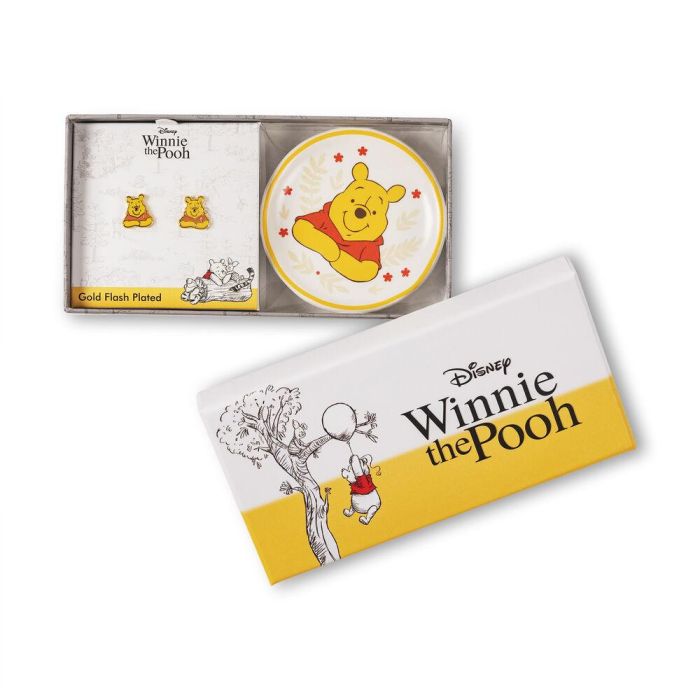 Pendientes + plato bisuteria Winnie the Pooh Disney 2