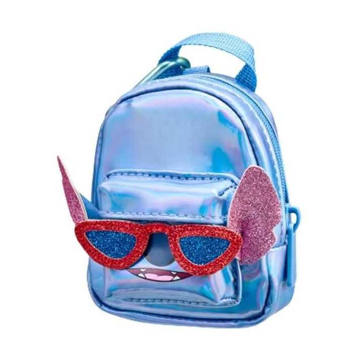 Mochila real littles disney "stitch" con doble bolsilla y 6 mini accesorios de papeleria 10 cms 0 Mochila real littles disney "stitch" con doble bolsilla y 6 mini accesorios de papeleria 10 cms 0