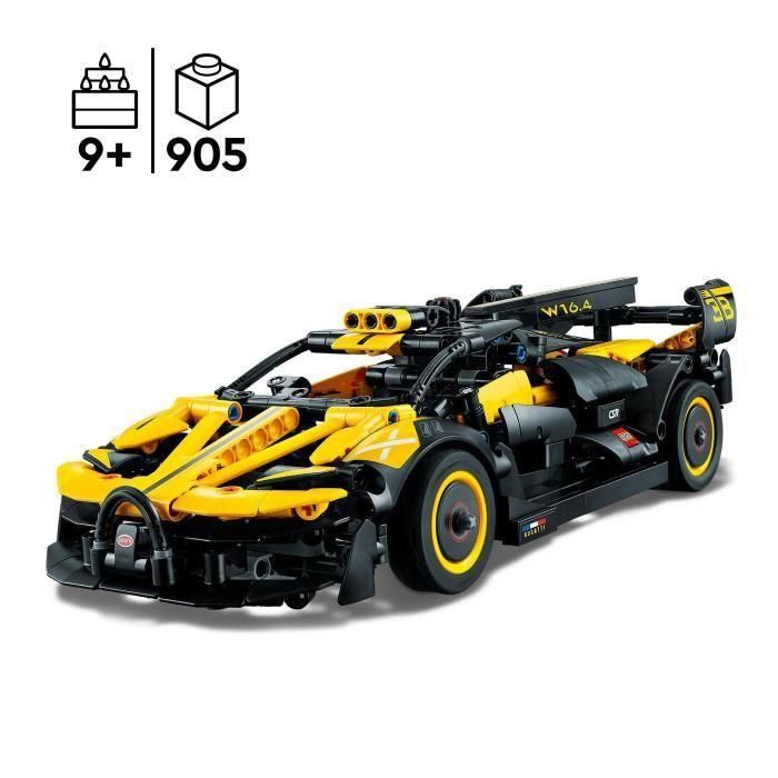 LEGO Technic 42151 El auto de carreras Bugatti, el juguete del automóvil, la carrera, el modelo para construir 2 LEGO Technic 42151 El auto de carreras Bugatti, el juguete del automóvil, la carrera, el modelo para construir 2