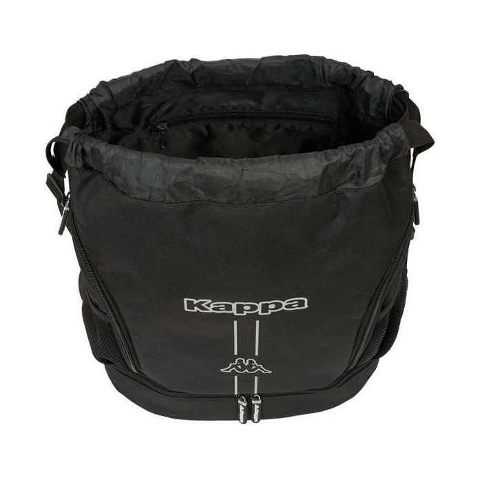 Bolsa Mochila con Cuerdas Kappa Dark Negro 35 x 40 x 1 cm 1 Bolsa Mochila con Cuerdas Kappa Dark Negro 35 x 40 x 1 cm 1