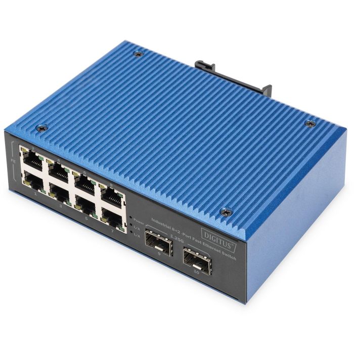 Digitus Switch Industrial Fast Ethernet 8+2P