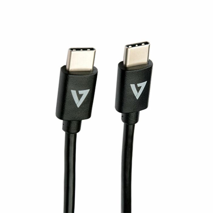 Cable USB-C V7 9743702000 Negro 2 m (1 unidad) Cable USB-C V7 9743702000 Negro 2 m (1 unidad)
