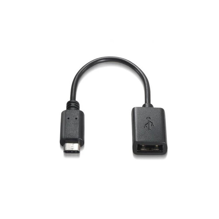 AISENS - CABLE USB 2.0 3A, TIPO USB-C/M-A/H, NEGRO, 15CM 1