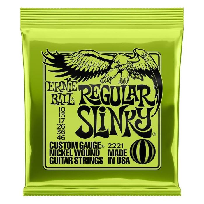 ERNIEBALL Slinky Regular 10-46 Juego de Cuerdas para Guitarra Eléctrica 0 ERNIEBALL Slinky Regular 10-46 Juego de Cuerdas para Guitarra Eléctrica 0