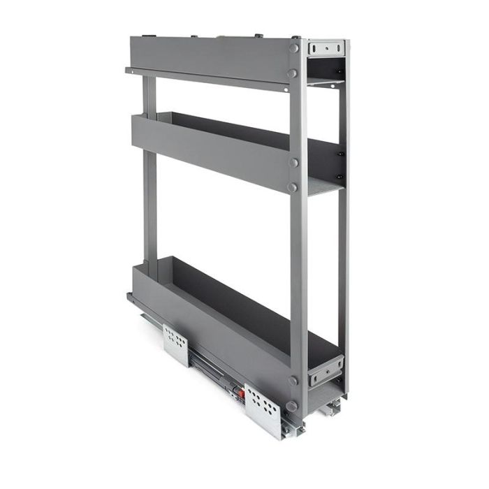 HERRAJES ALK Botellero M150/M300 Antracita 3 Bandejas Módulo 150 0 HERRAJES ALK Botellero M150/M300 Antracita 3 Bandejas Módulo 150 0