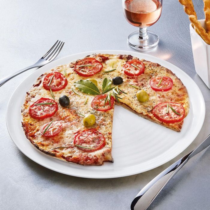 Plato para Pizza Arcoroc Evolutions Blanco Vidrio Ø 32 cm (6 Unidades) 2 Plato para Pizza Arcoroc Evolutions Blanco Vidrio Ø 32 cm (6 Unidades) 2