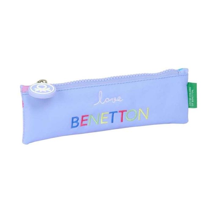 Bolso Escolar Portatodo Safta Estrecho Benetton Lila 60x200x10 mm Bolso Escolar Portatodo Safta Estrecho Benetton Lila 60x200x10 mm