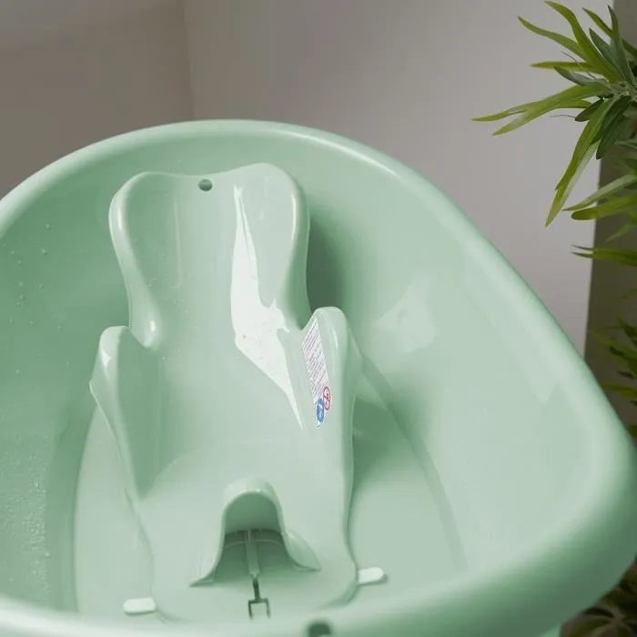 Thermobaby Tumbona de Baño Daphné Verde Celadon - Ajustable y Segura para Bebés desde el Nacimiento 4