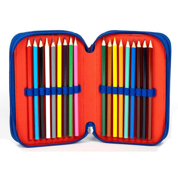 Plumier Triple The Avengers Azul 12,5 x 6,5 x 19,5 cm 3 Plumier Triple The Avengers Azul 12,5 x 6,5 x 19,5 cm 3