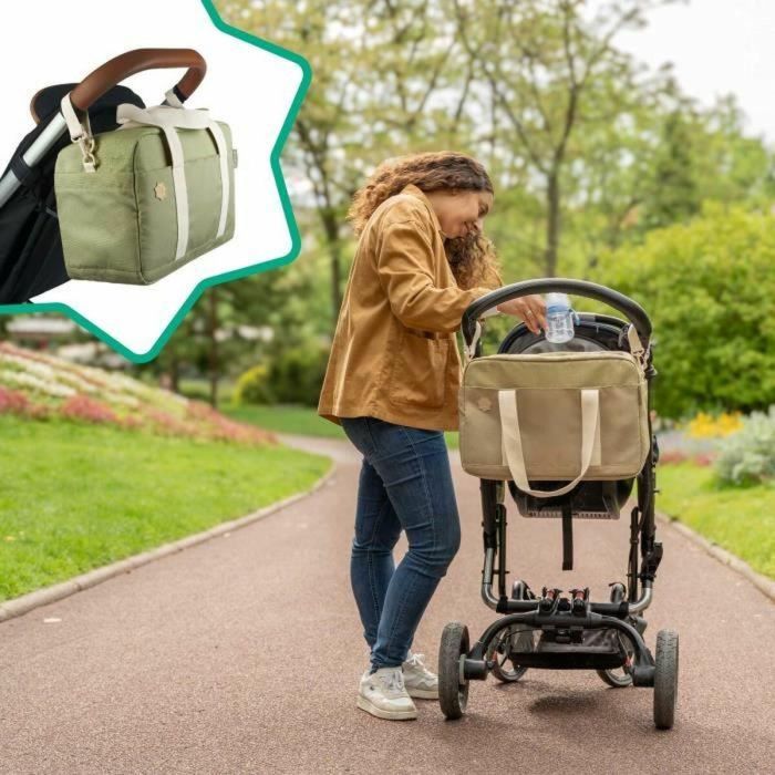 Badabulle BAD3661276189713 Bolso Cambiador Bowling 20L con Cambiador y Accesorios Cochecito Oliva 2 Badabulle BAD3661276189713 Bolso Cambiador Bowling 20L con Cambiador y Accesorios Cochecito Oliva 2